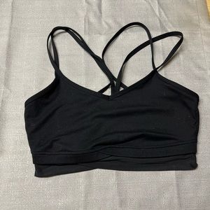ALL IN MOTION SIZE SM CRISSCROSSED SPORTS BRA